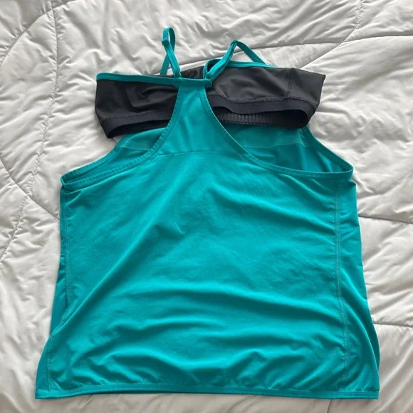 Nike Teal Athletic Tank Top - Picture 4 of 6